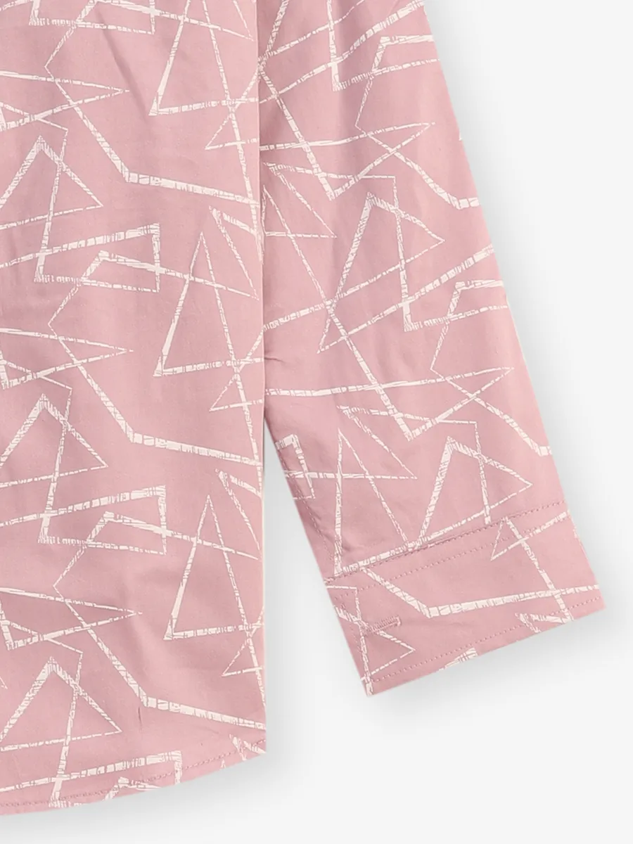 BLAZO onion pink cotton shirt