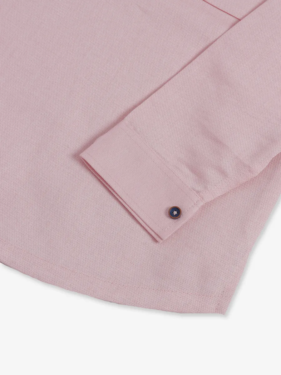 Blazo pink cotton kurta style shirt