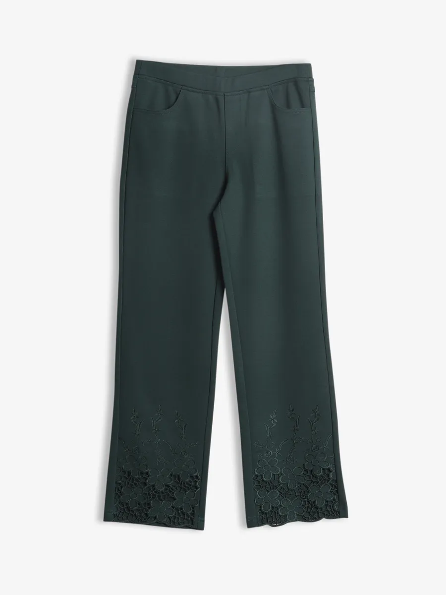 Boom rama green cotton jeggings