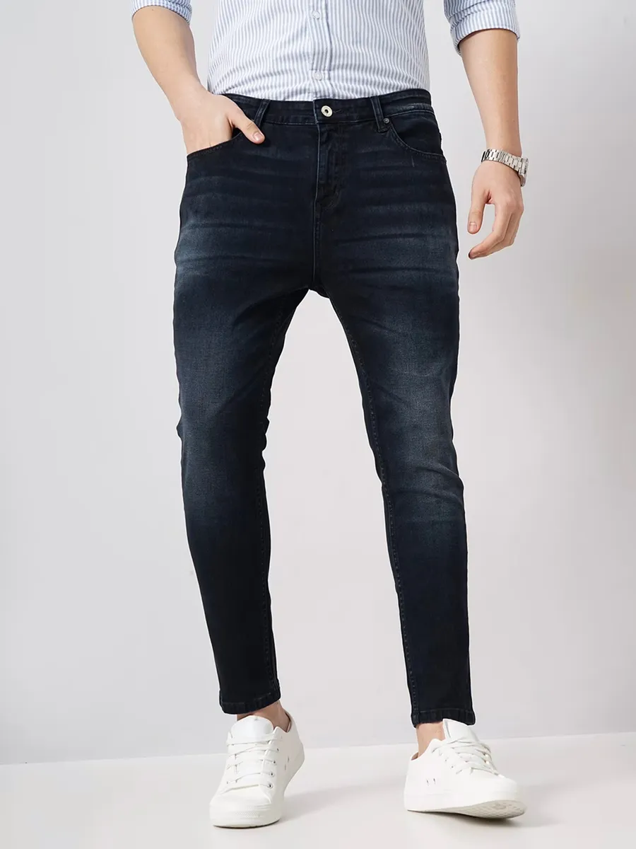 CELIO slim fit black washed jeans