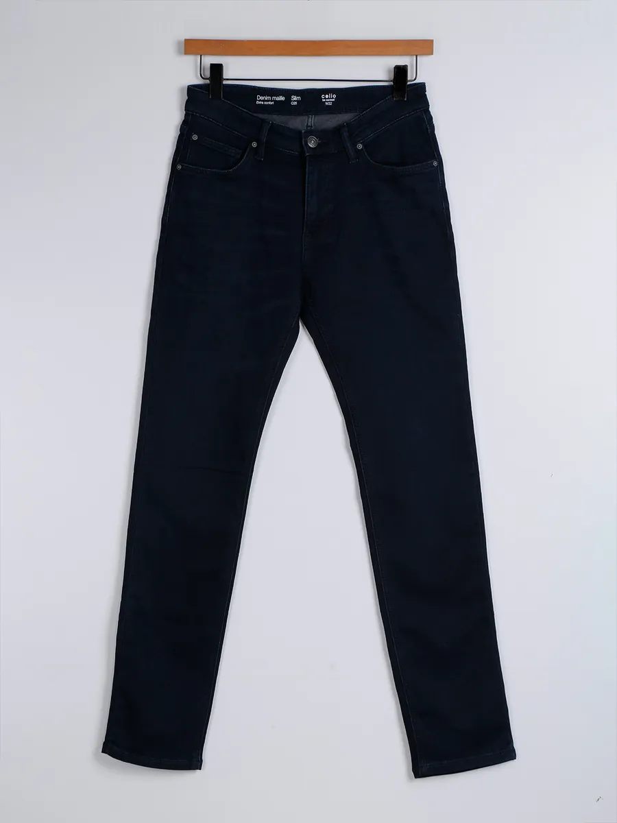 Celio solid navy jeans