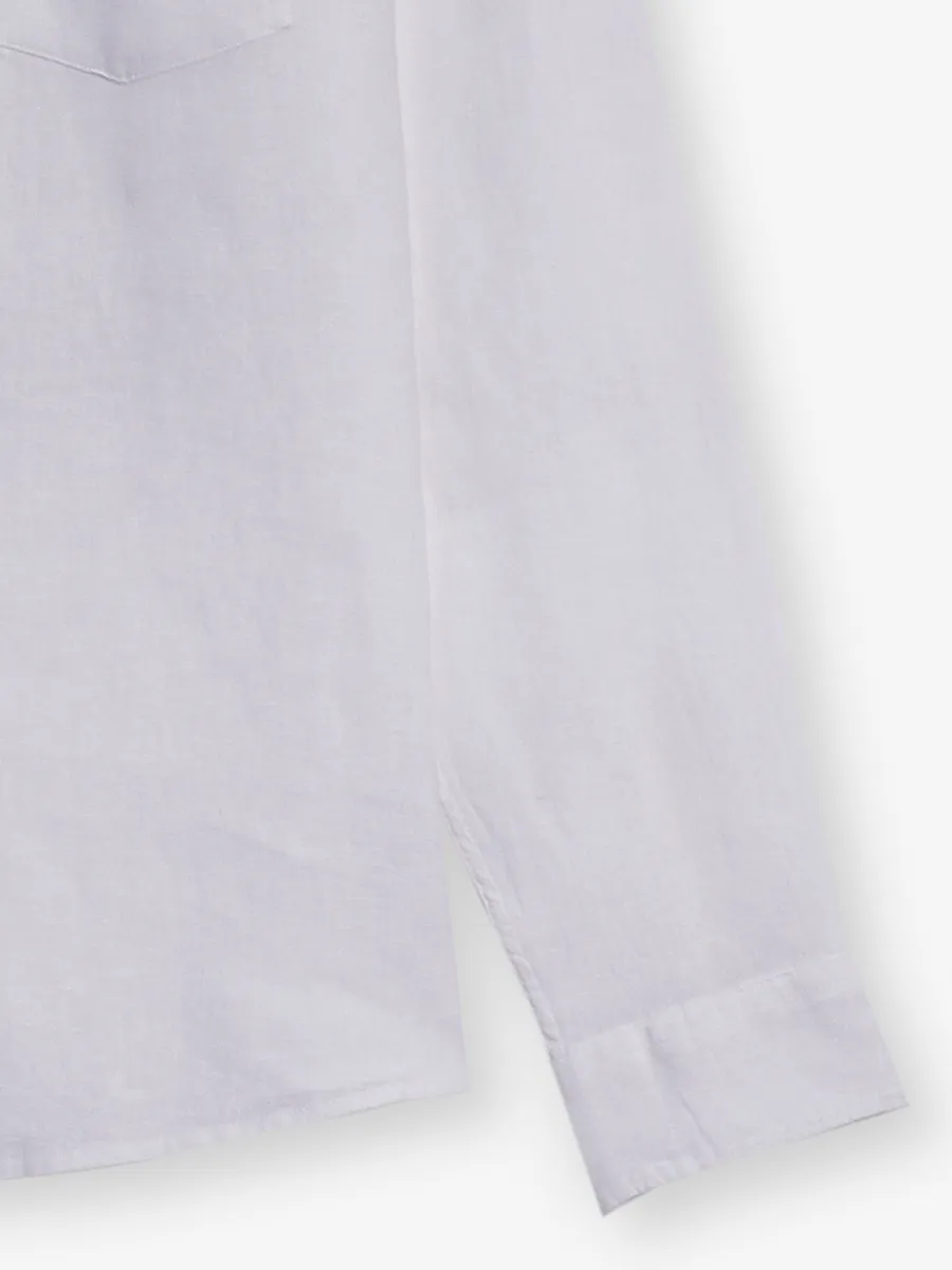 CELIO white cotton slim fit shirt