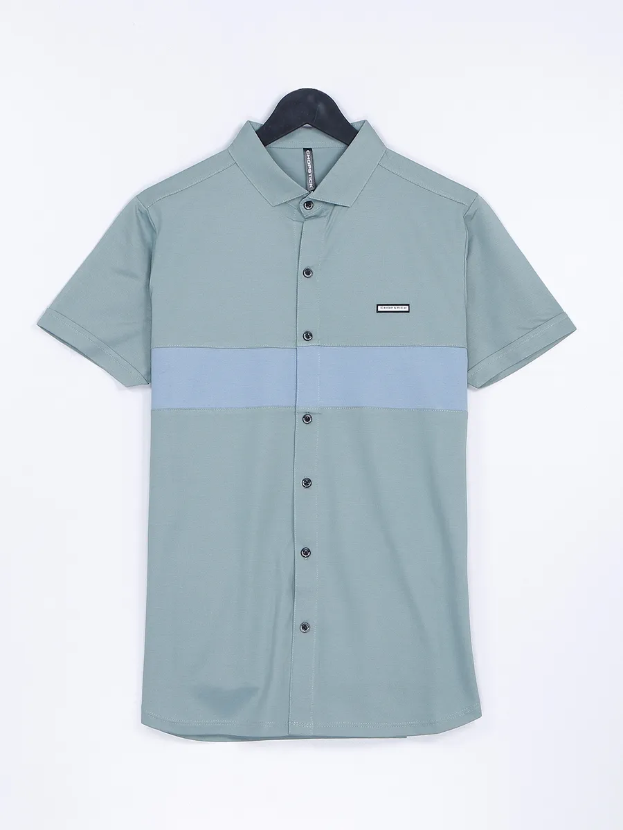 Chopstick cotton grey shirt