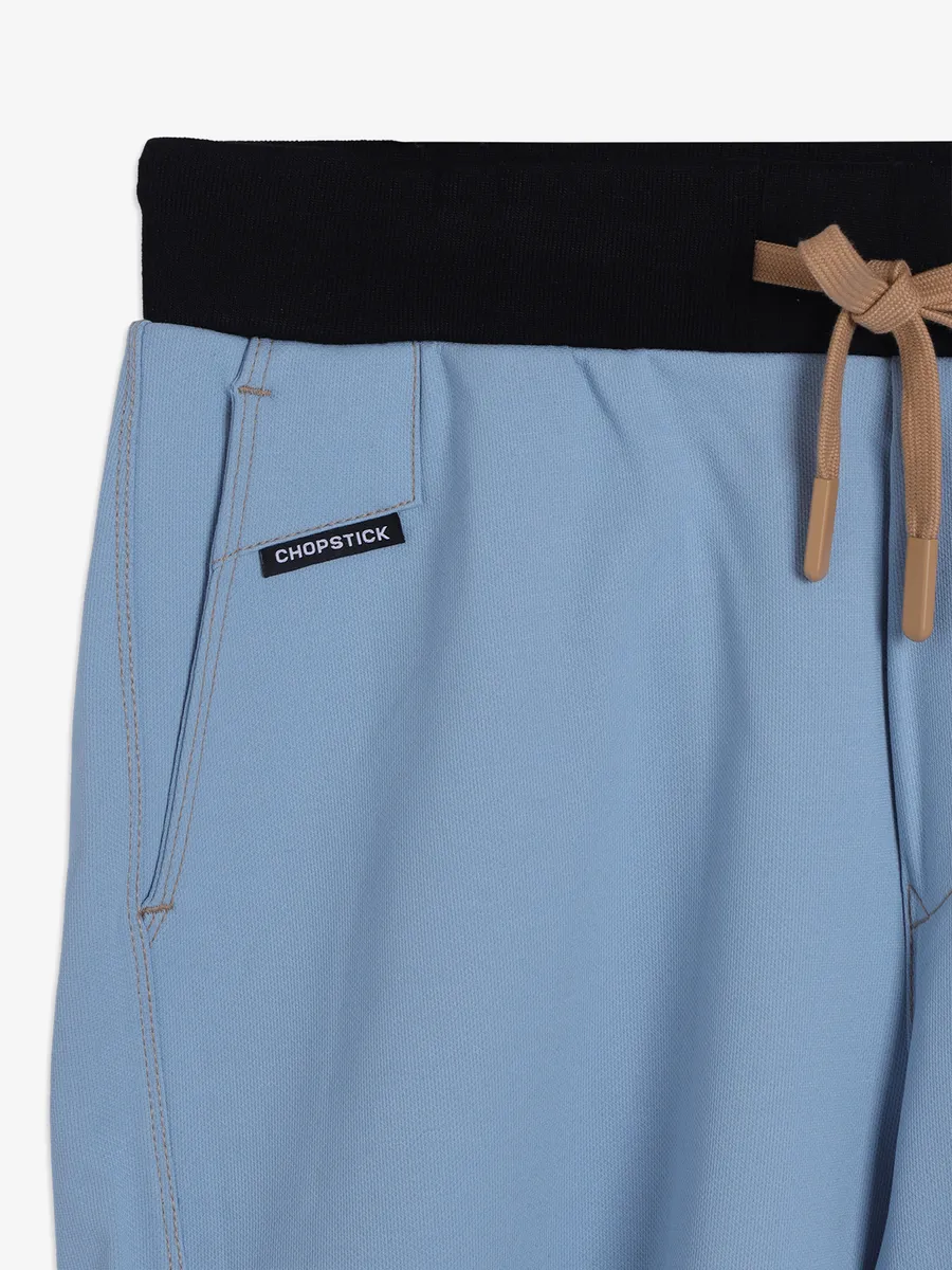 CHOPSTICK cotton light blue shorts