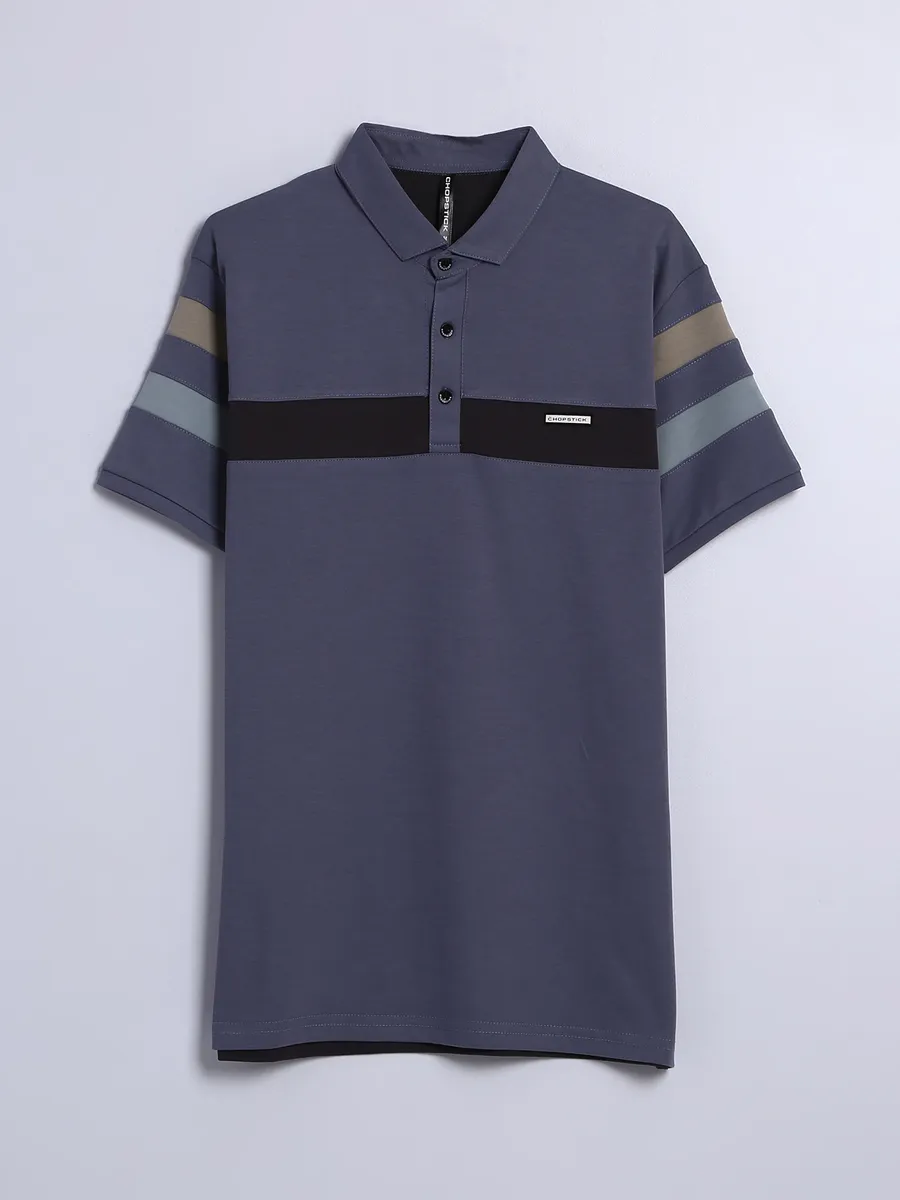 Chopstick mauve purple polo t shirt