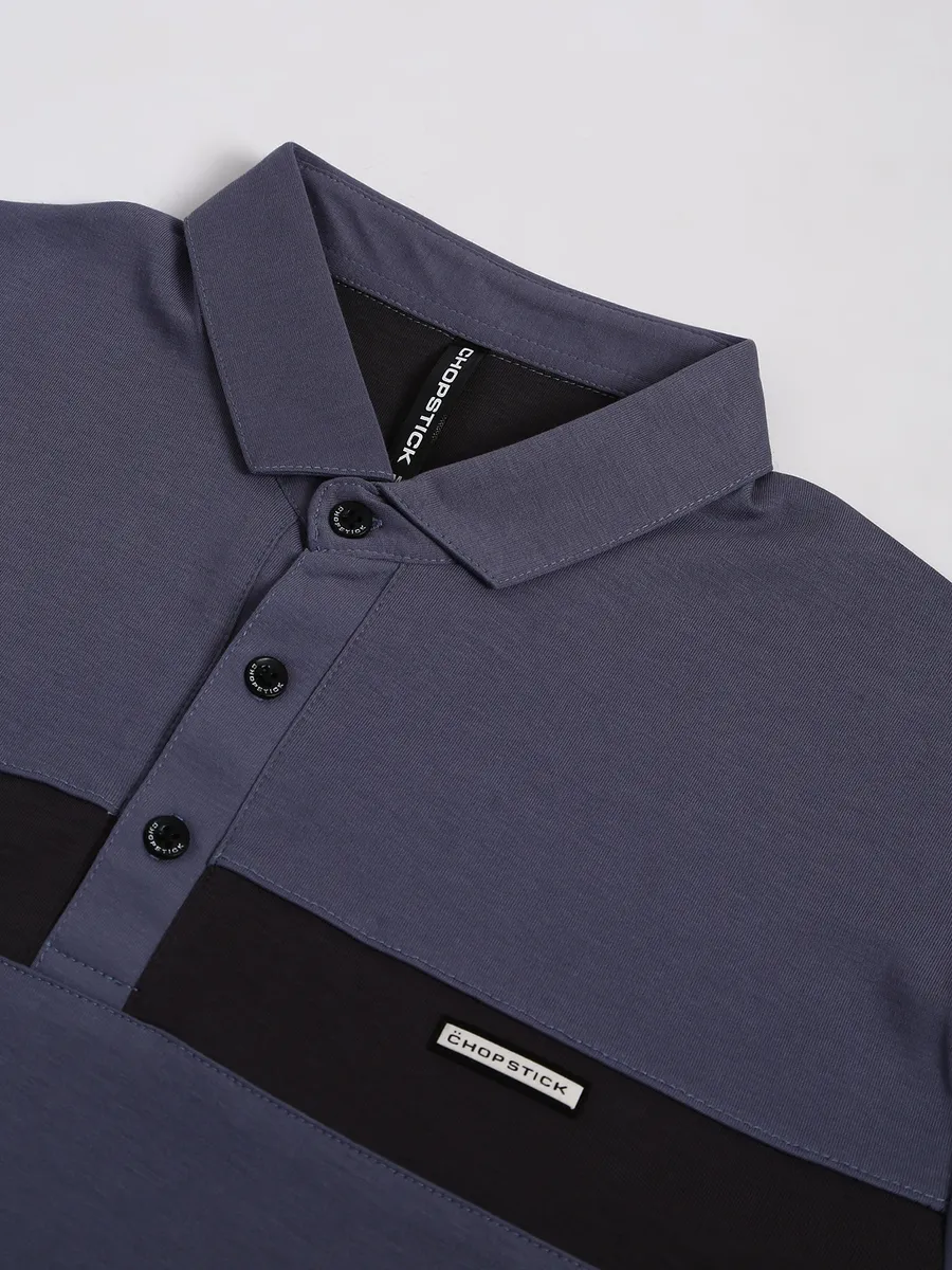 Chopstick mauve purple polo t shirt