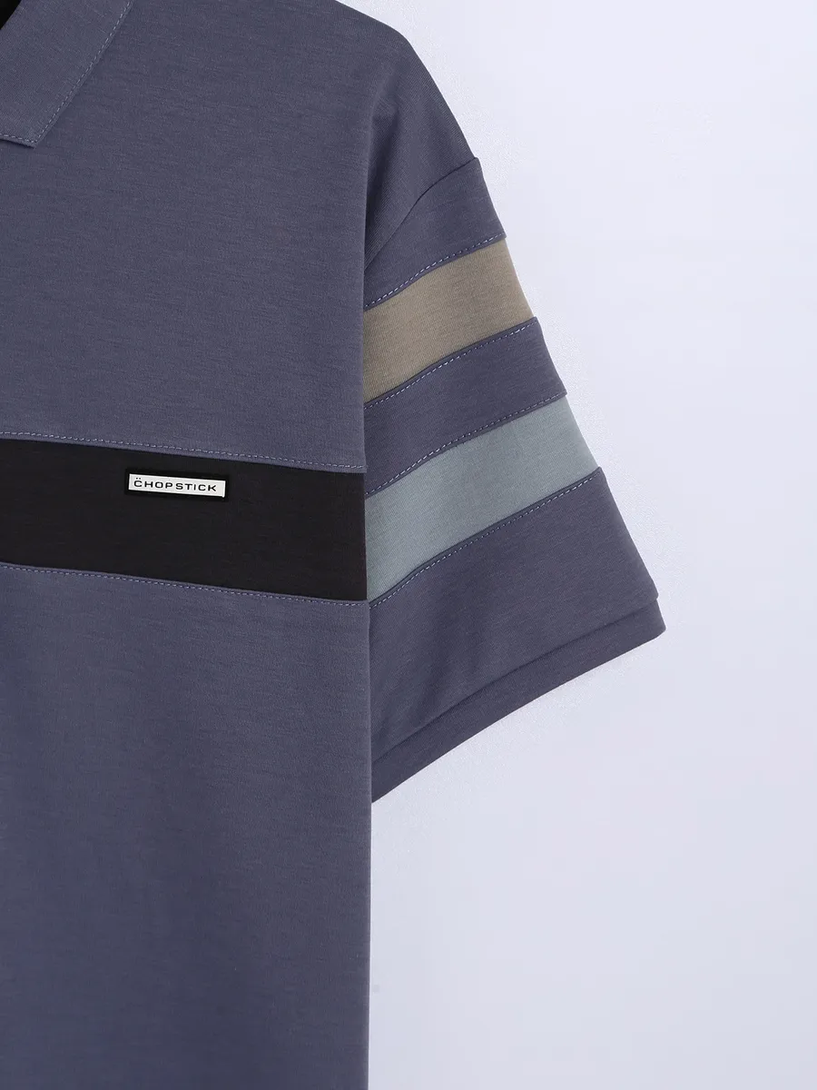 Chopstick mauve purple polo t shirt