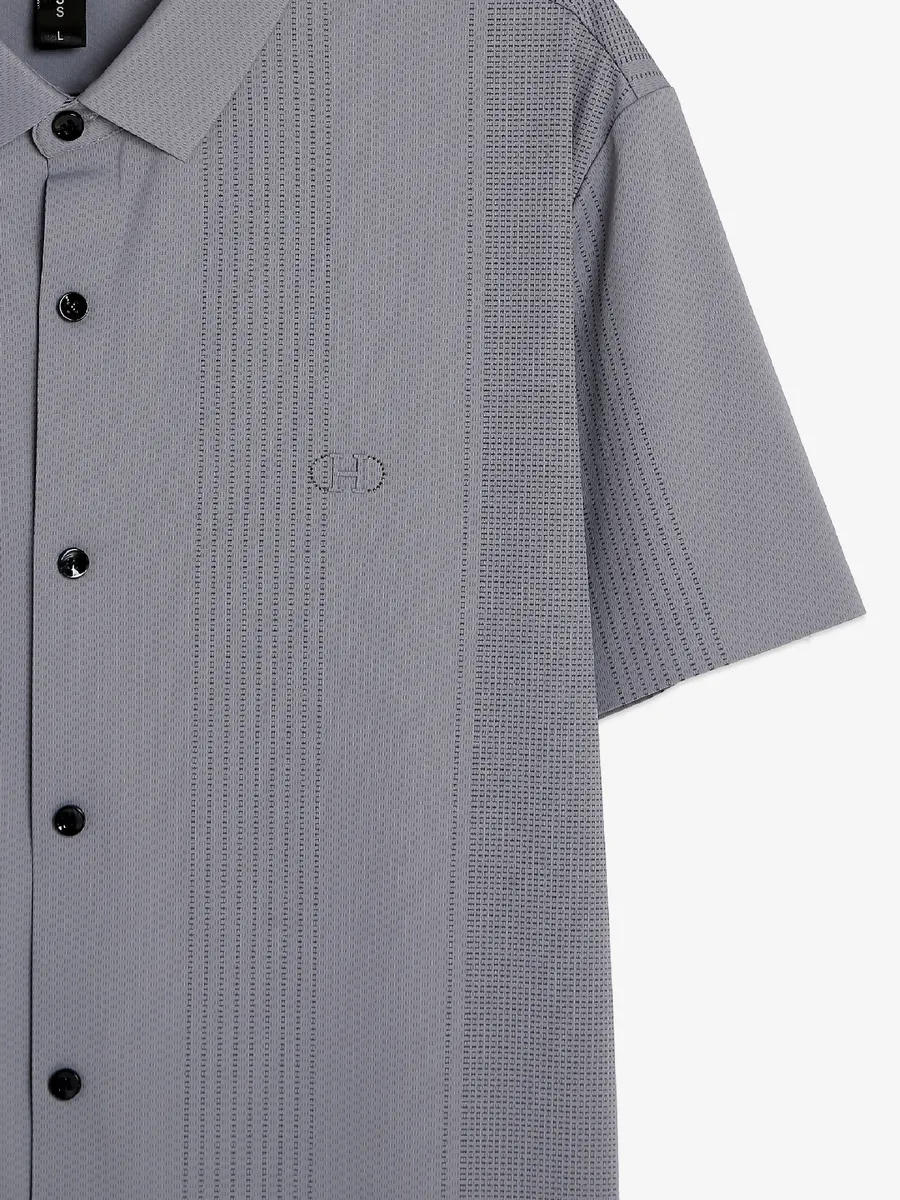 Cookyss grey cotton shirt