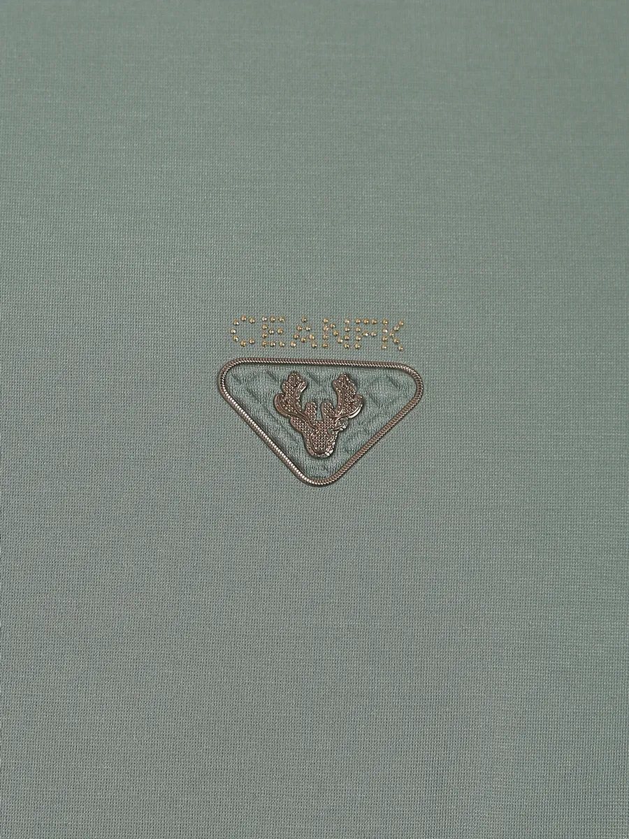Cookyss sage green plain t shirt