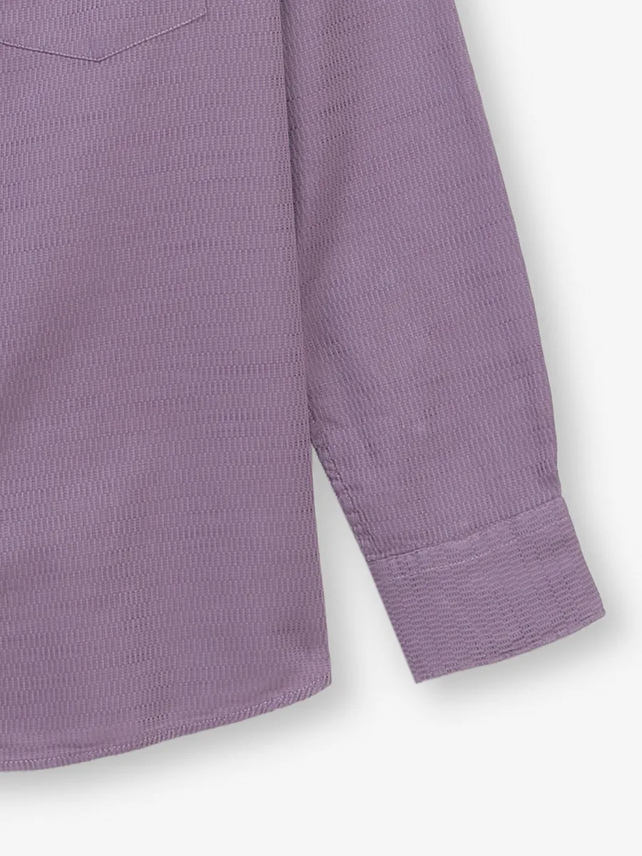 CRIMSOUNE CLUB cotton lilack purple shirt