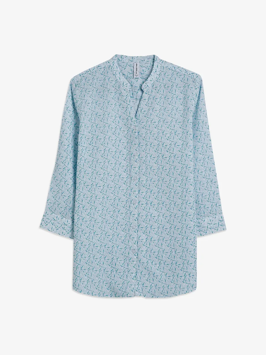 Crimsoune Club sky blue printed shirt