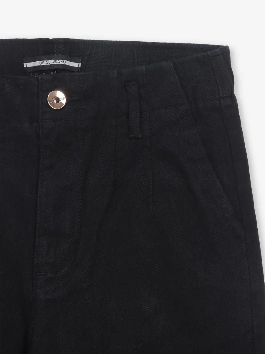 DEAL black denim solid casual jeans