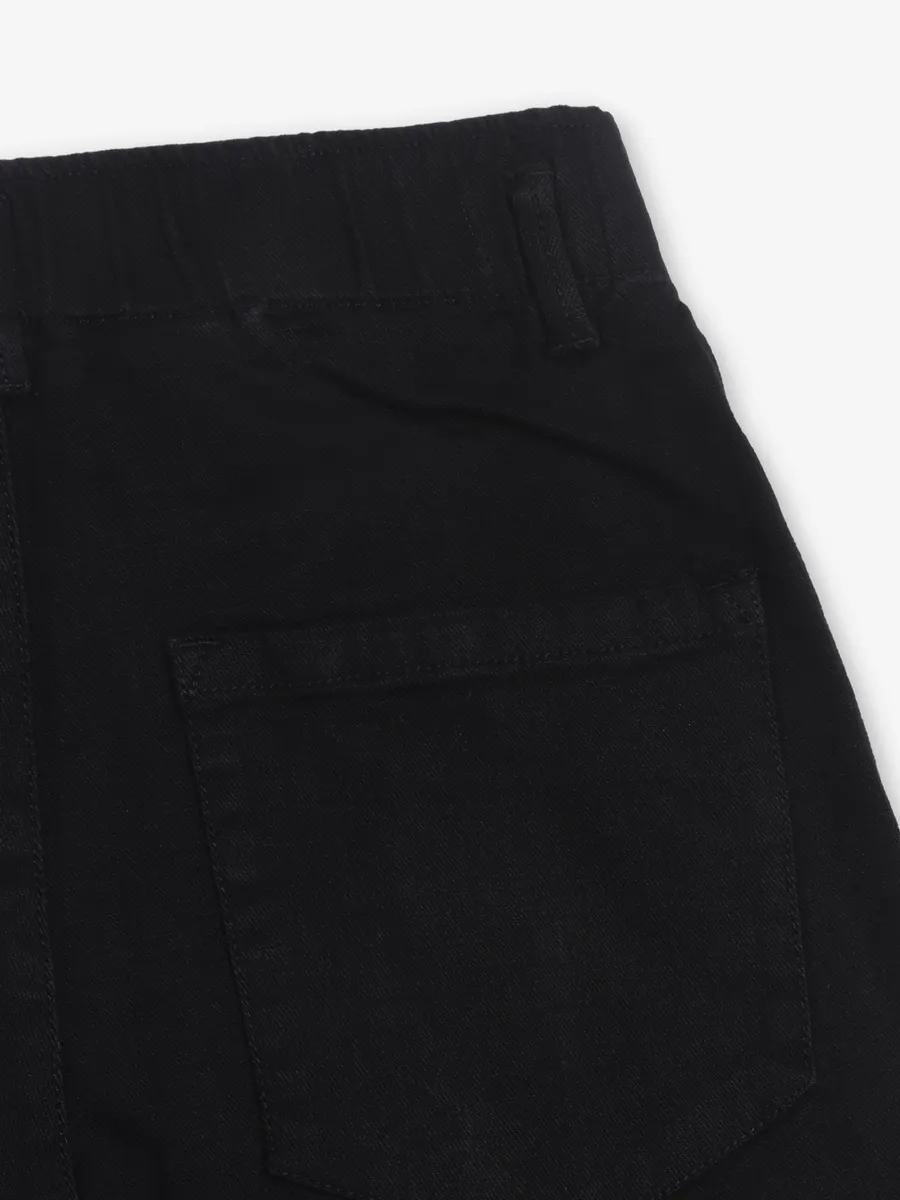 DEAL black denim solid casual jeans