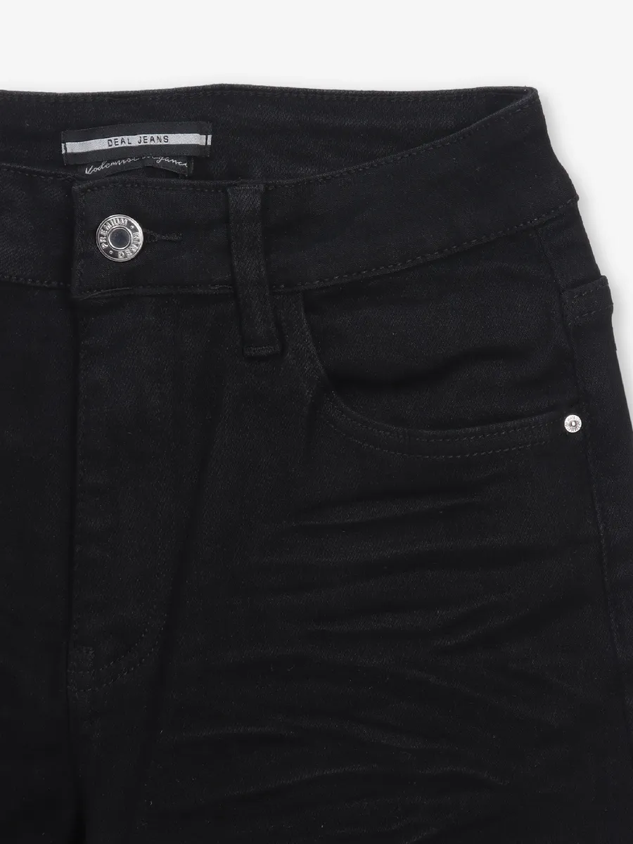 DEAL black denim solid jeans