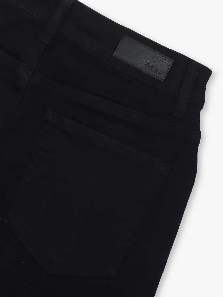 DEAL black denim solid jeans