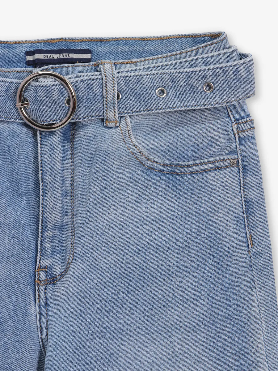 DEAL casual light blue washed denim jeans