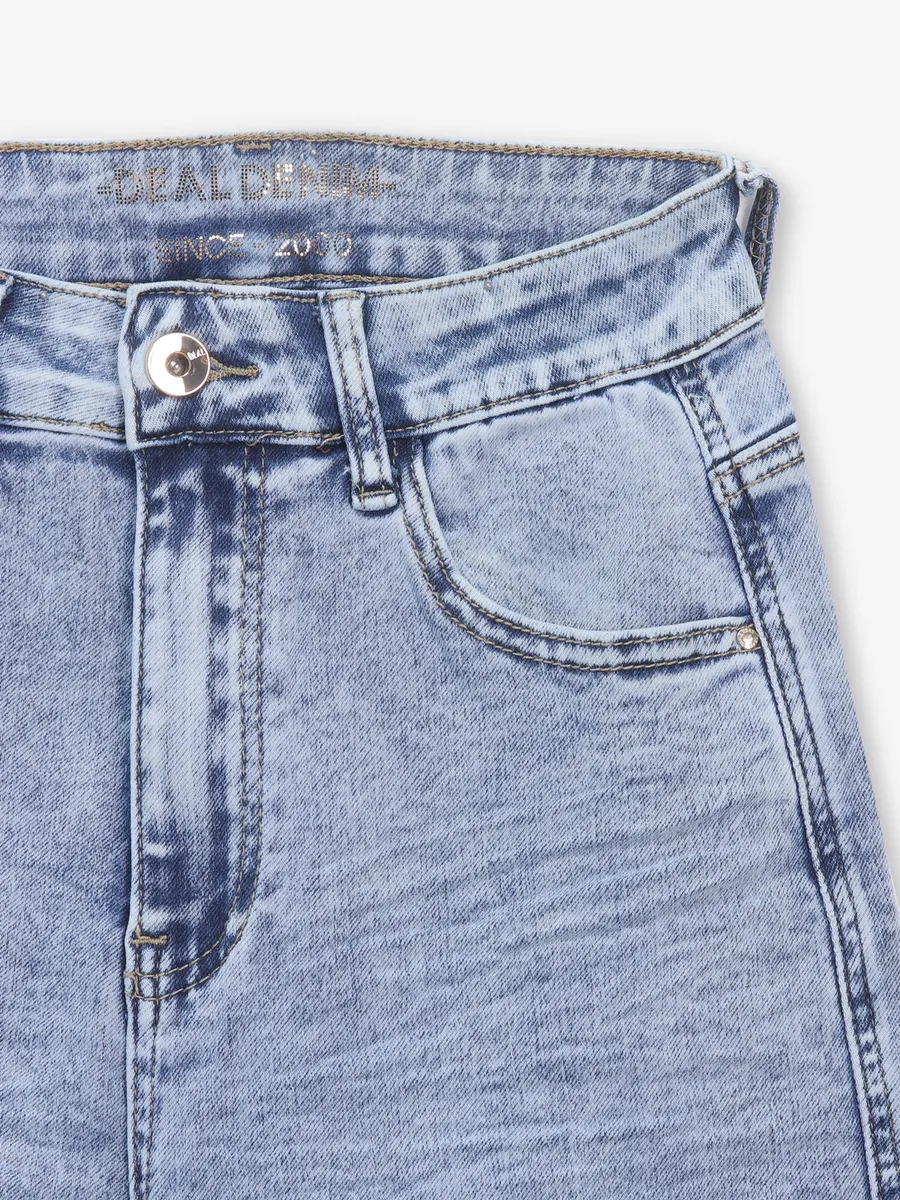 DEAL light blue casual washed denim jeans