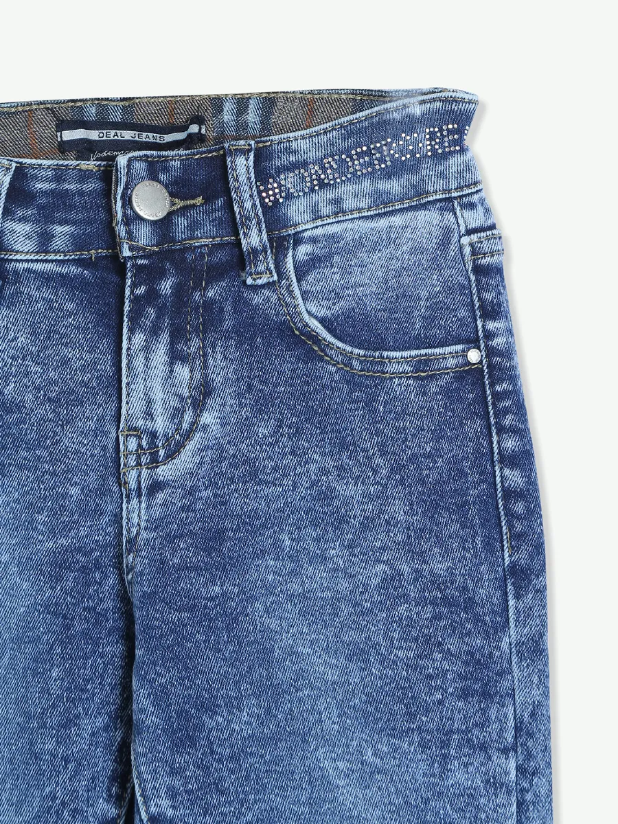 Deal navy washed denim jeans