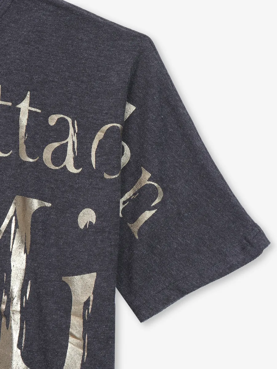 DEAL printed grey cotton t-shirt