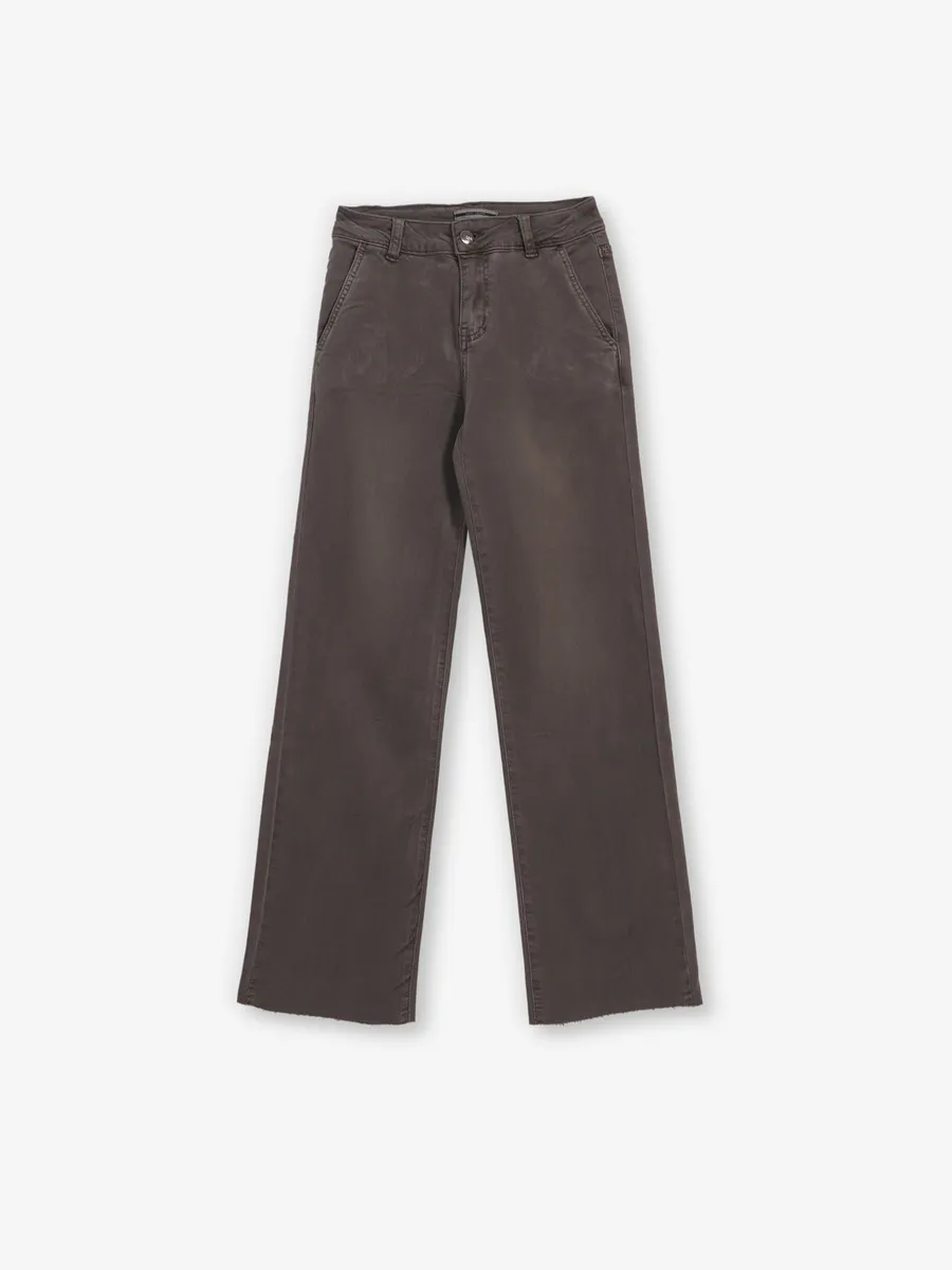 DEAL washed brown jeans in denim