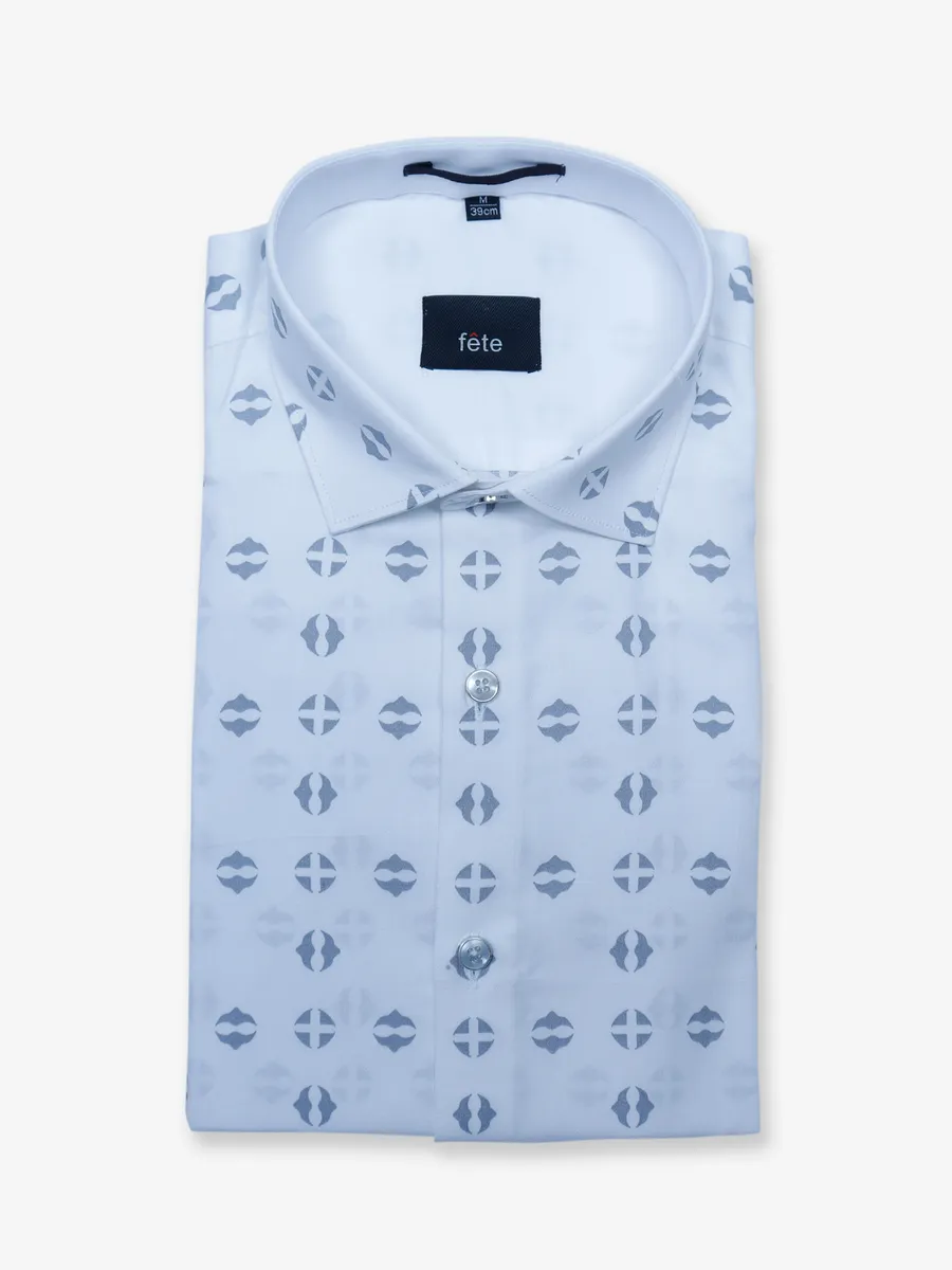 Fete printed white shirt