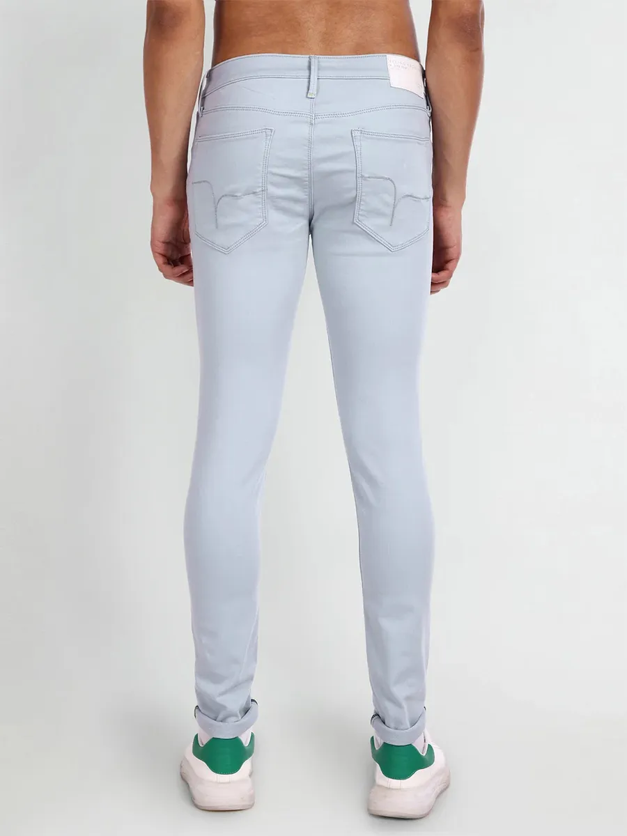 Flying Machine ice blue super skinny fit jeans