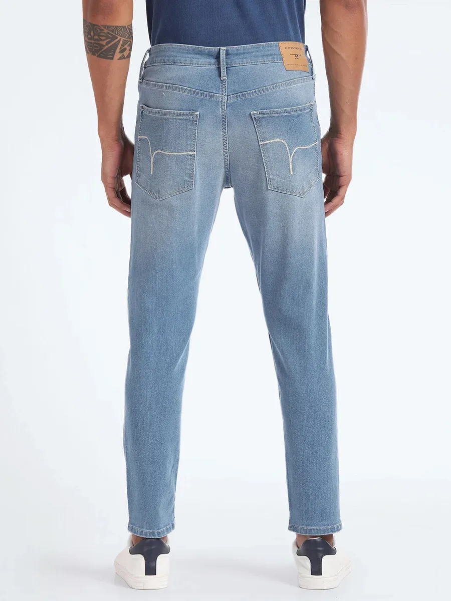 Flying Machine light blue slim tapered fit jeans