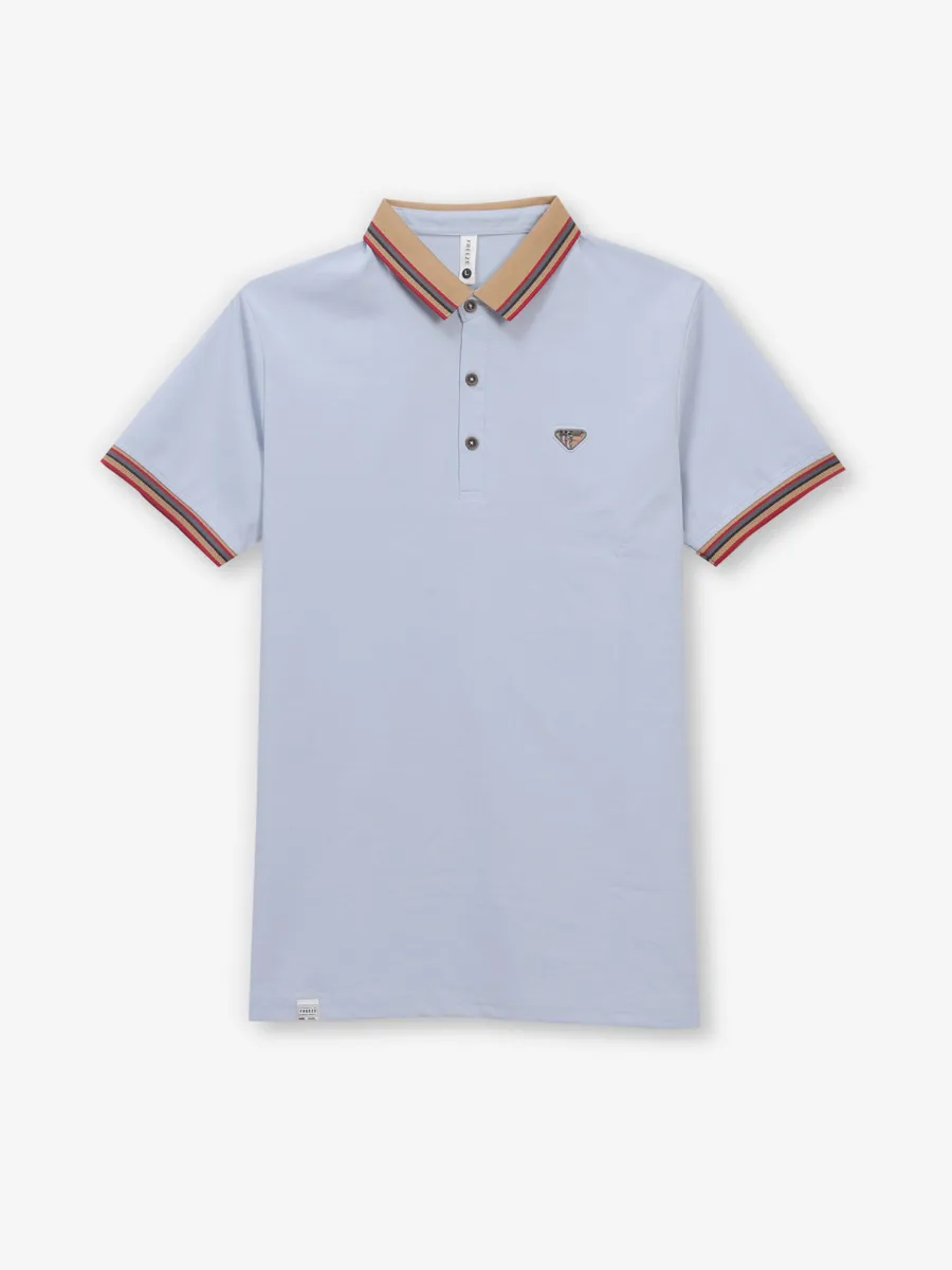 FREEZE cotton sky blue t-shirt