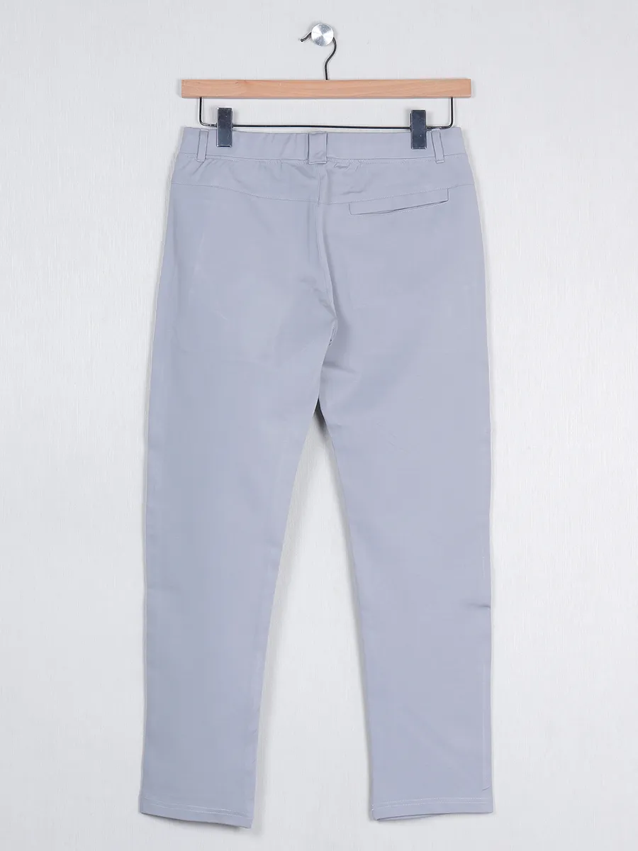 Freeze light grey color lycra track pant