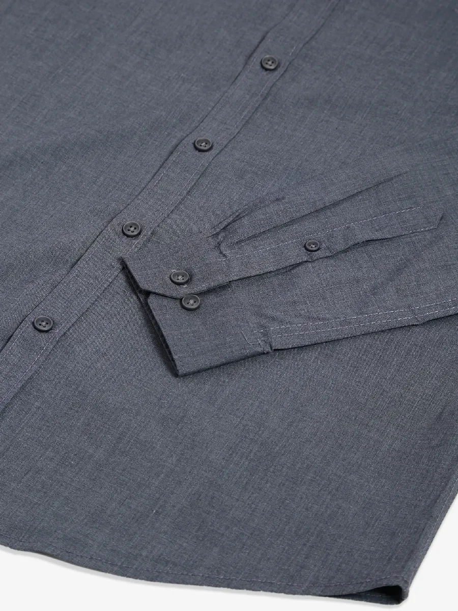 Frio plain grey cotton shirt