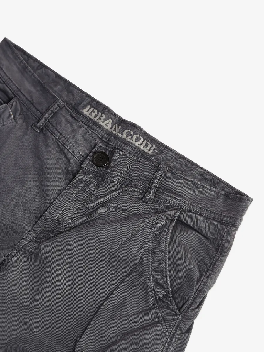 Gesture grey solid cargo jeans