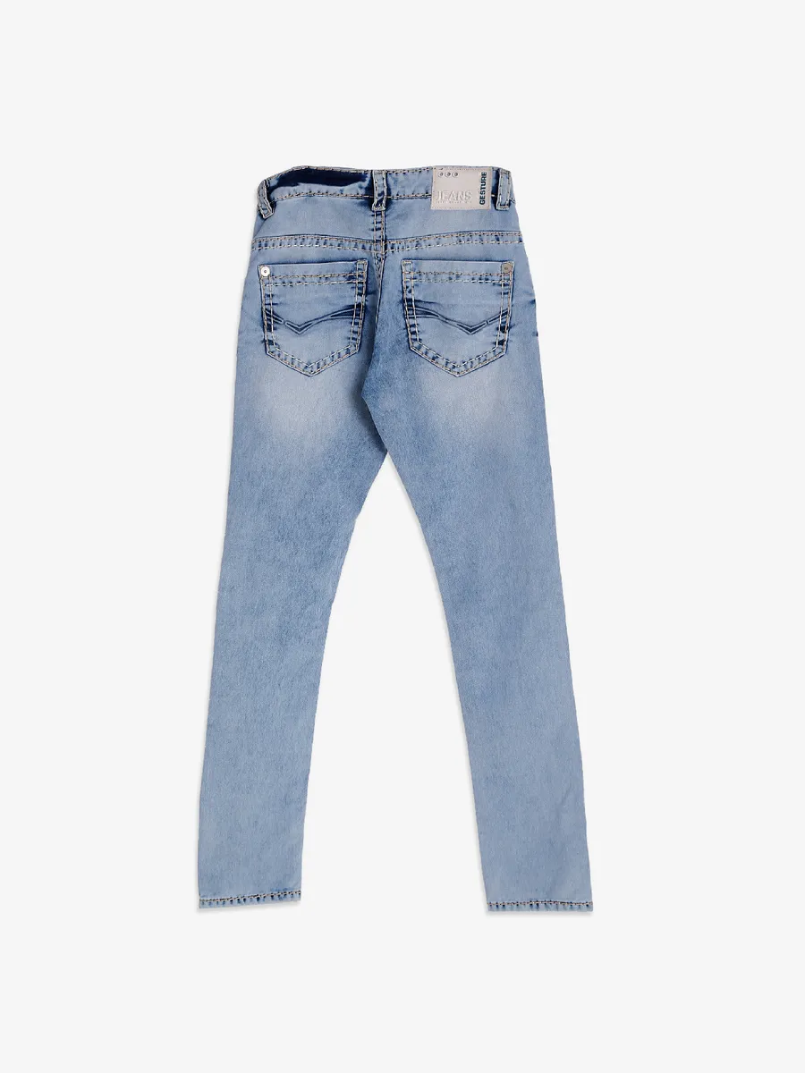 Gesture ice blue washed jeans