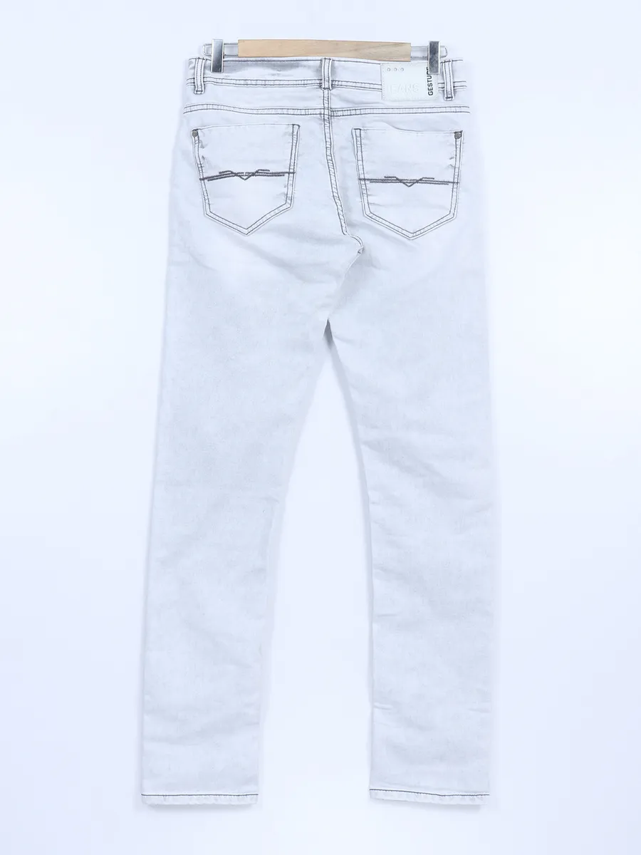 Gesture light grey slim fit jeans