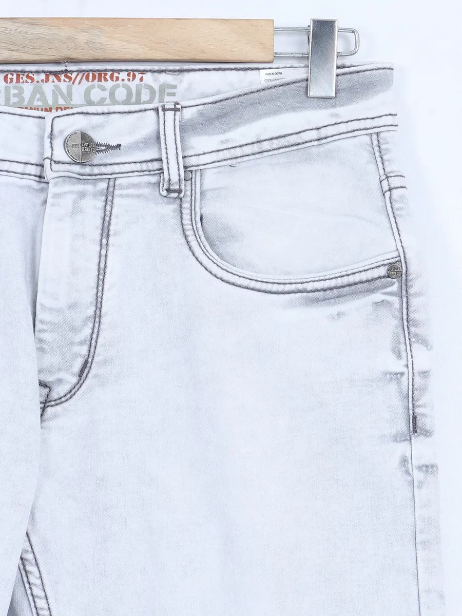 Gesture light grey slim fit jeans