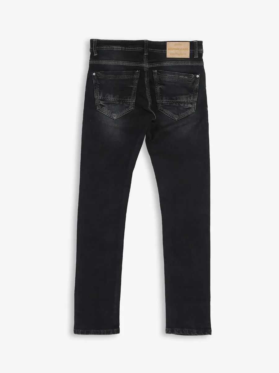 Gesture slim fit black washed jeans