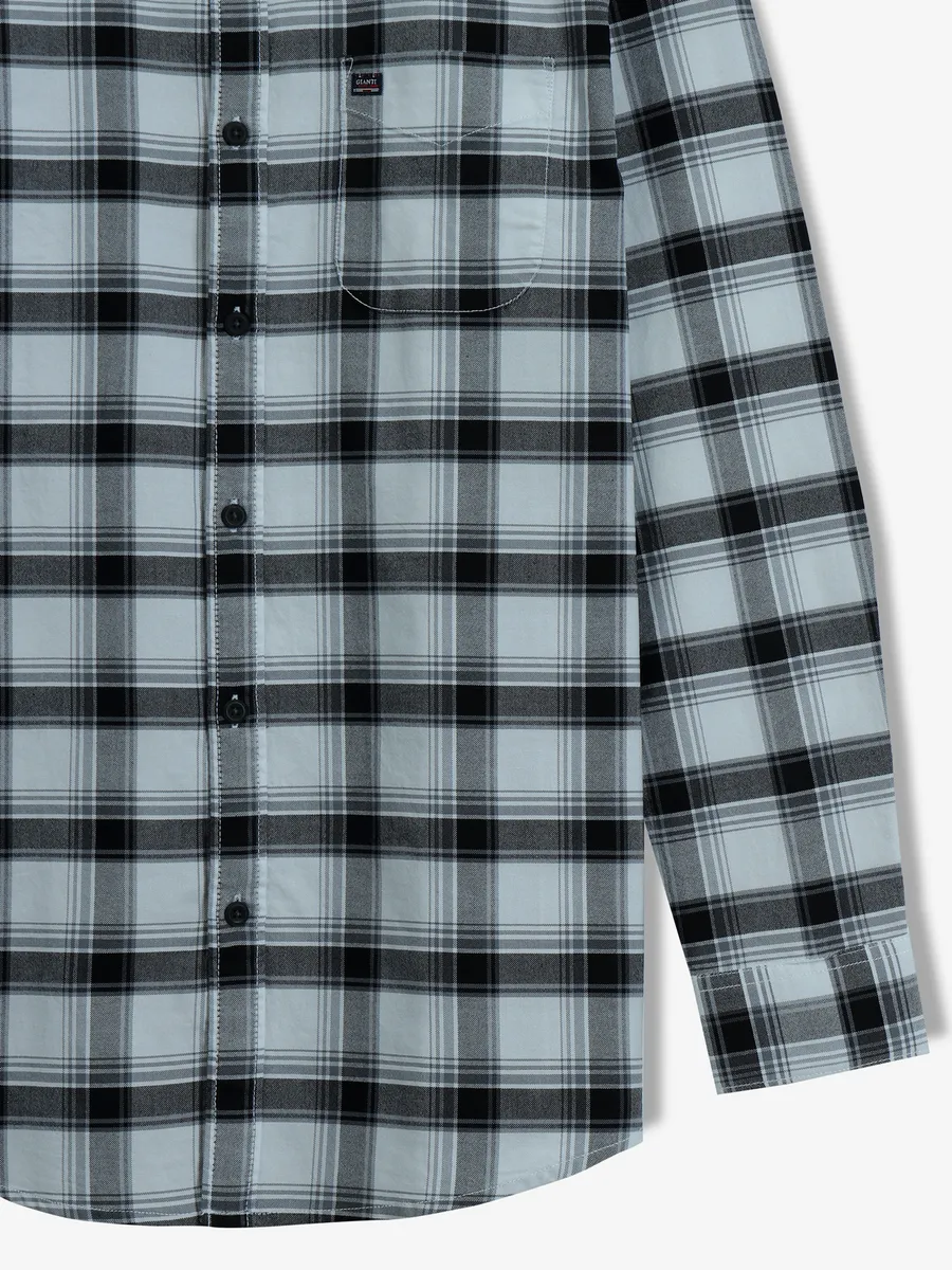 GIANTI grey checks casual shirt