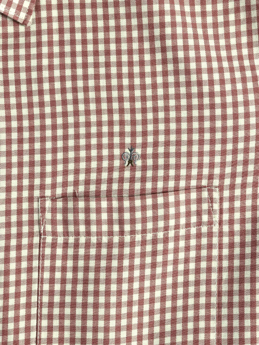 GIANTI red checks cotton shirt