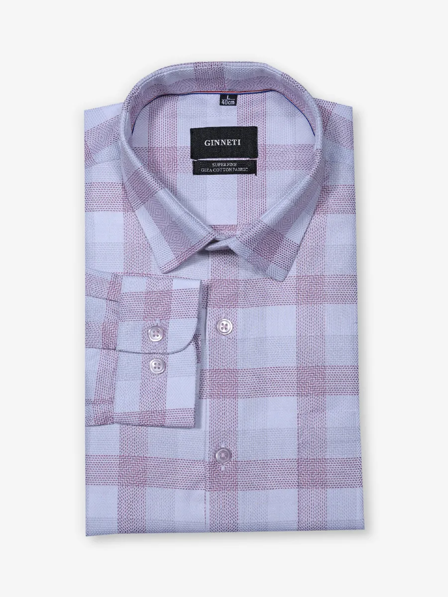 GINNETI rose pink party-wear shirt