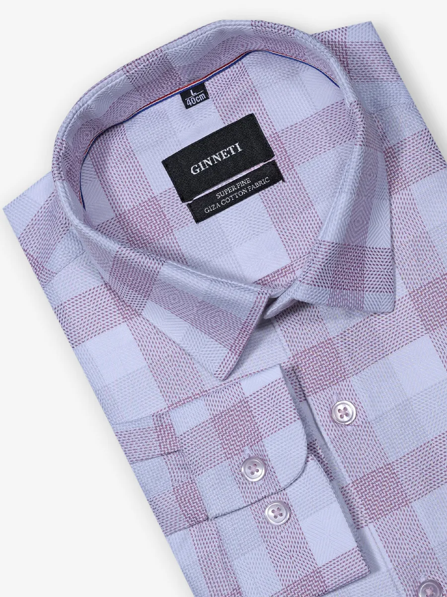 GINNETI rose pink party-wear shirt