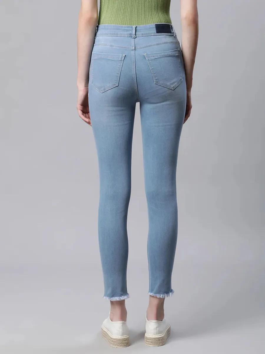 Global Republic light blue washed slim fit jeans