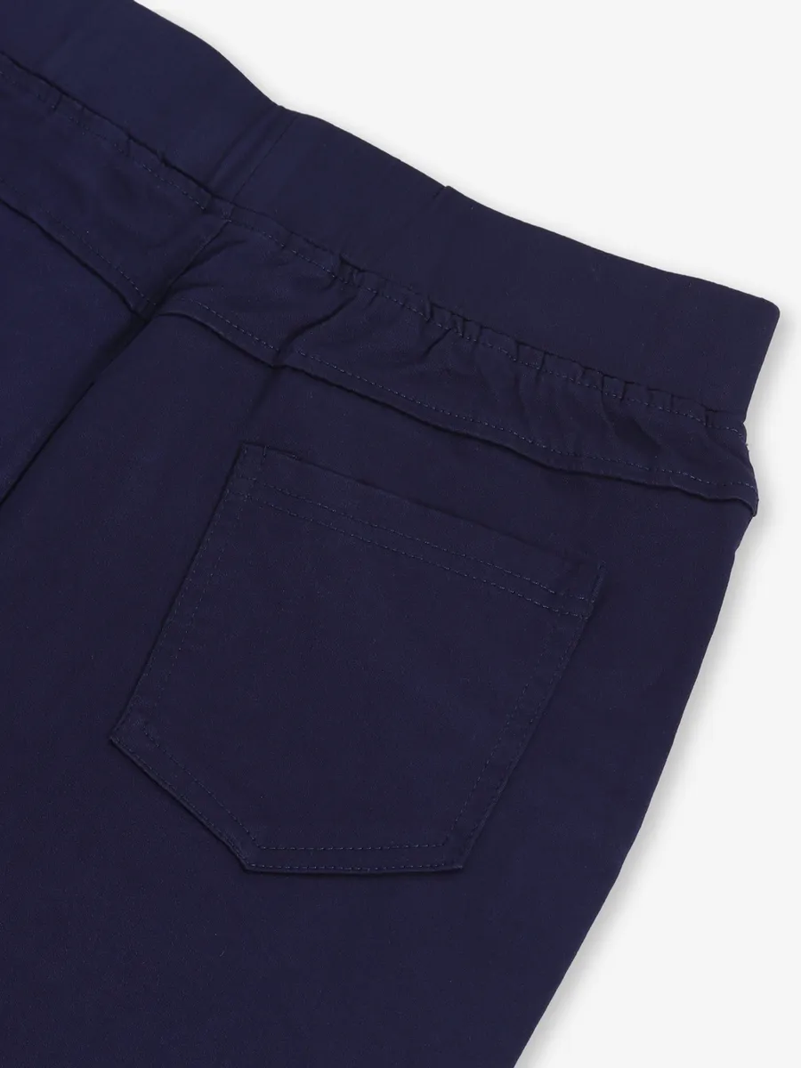 GLOBAL REPUBLIC navy cotton jaggings