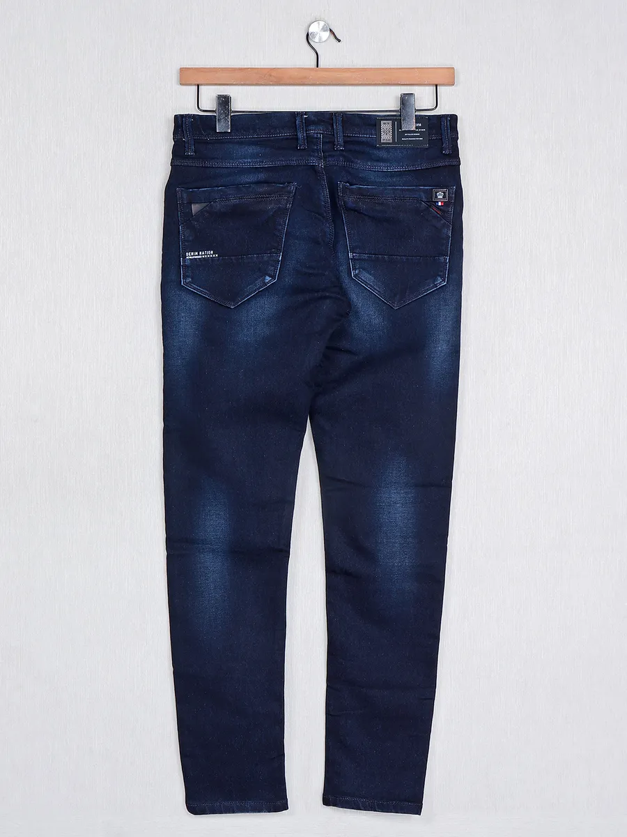 GS78 denim slim fit navy washed jeans