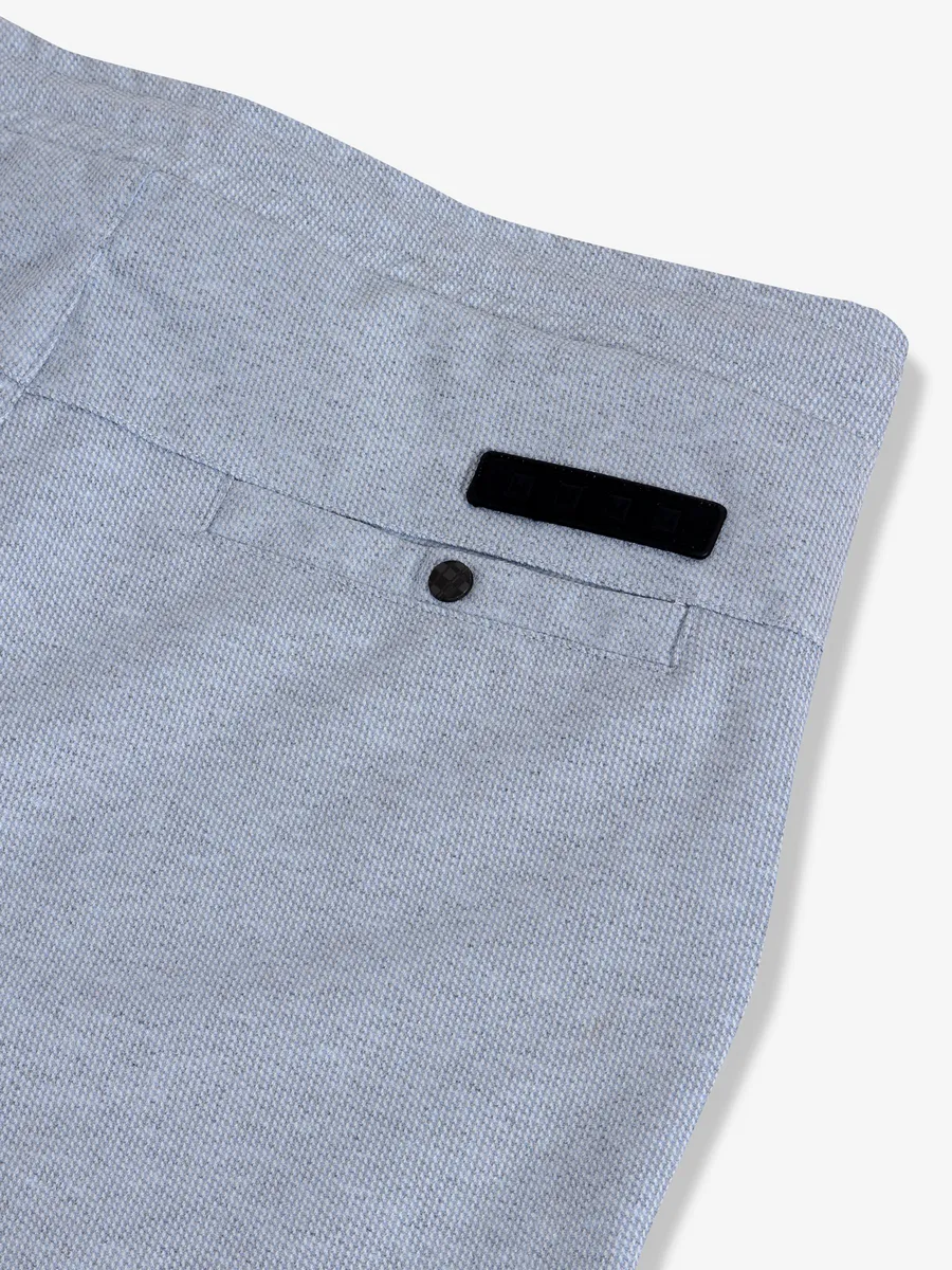 GS78 light grey solid track pant in cotton