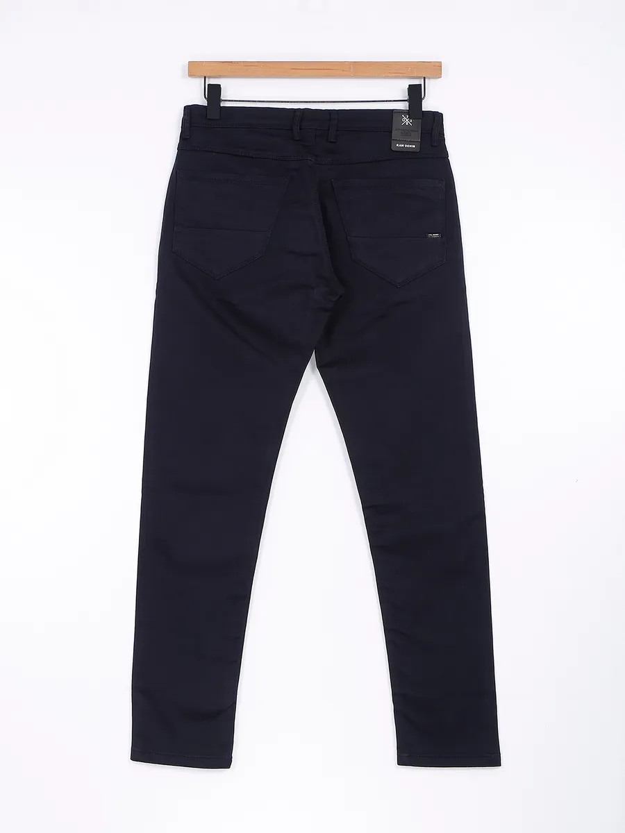 GS78 dark navy solid jeans
