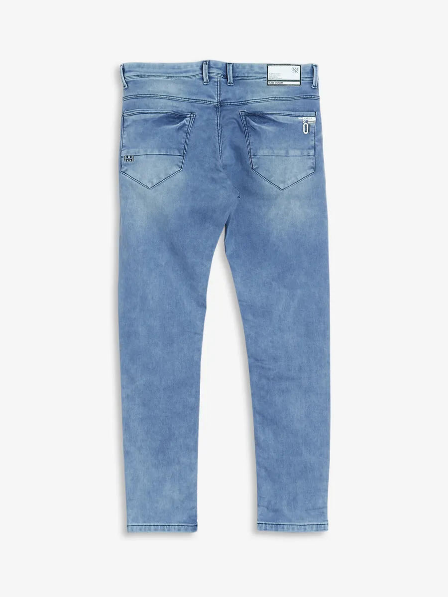 GS78 sky blue washed jeans