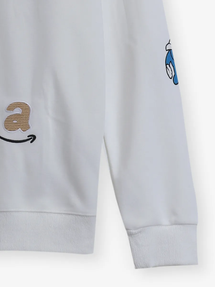 HYBRID cotton white polo t-shirt