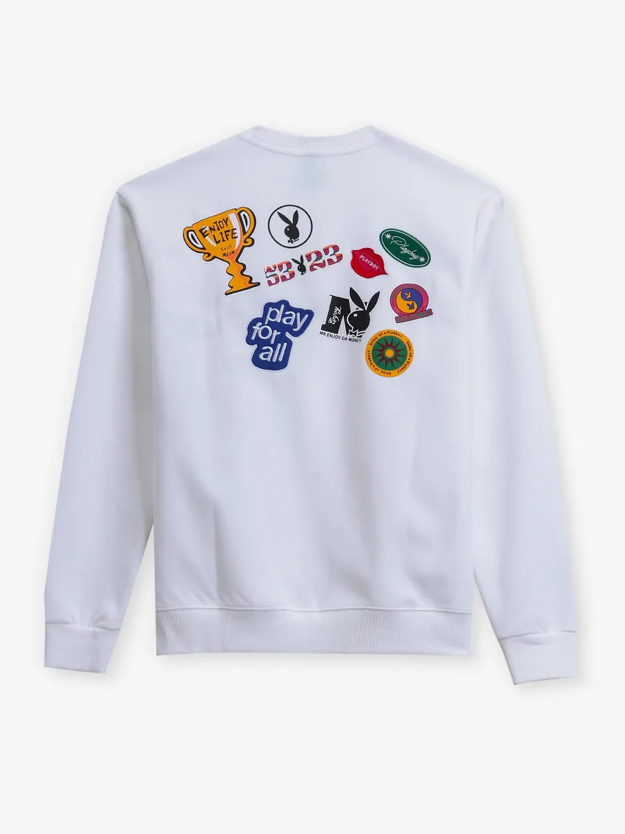 HYBRID printed white cotton t-shirt