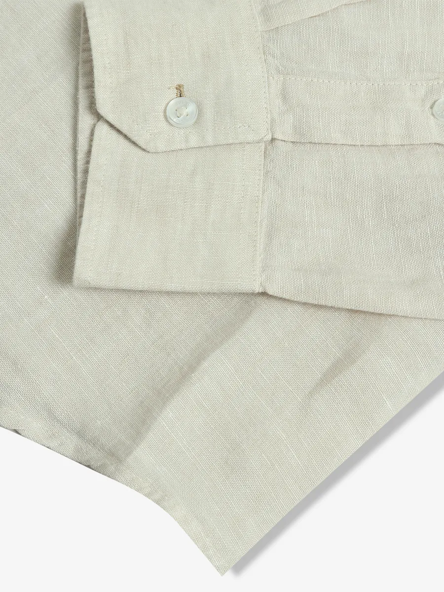 INDIAN TERRAIN beige plain shirt