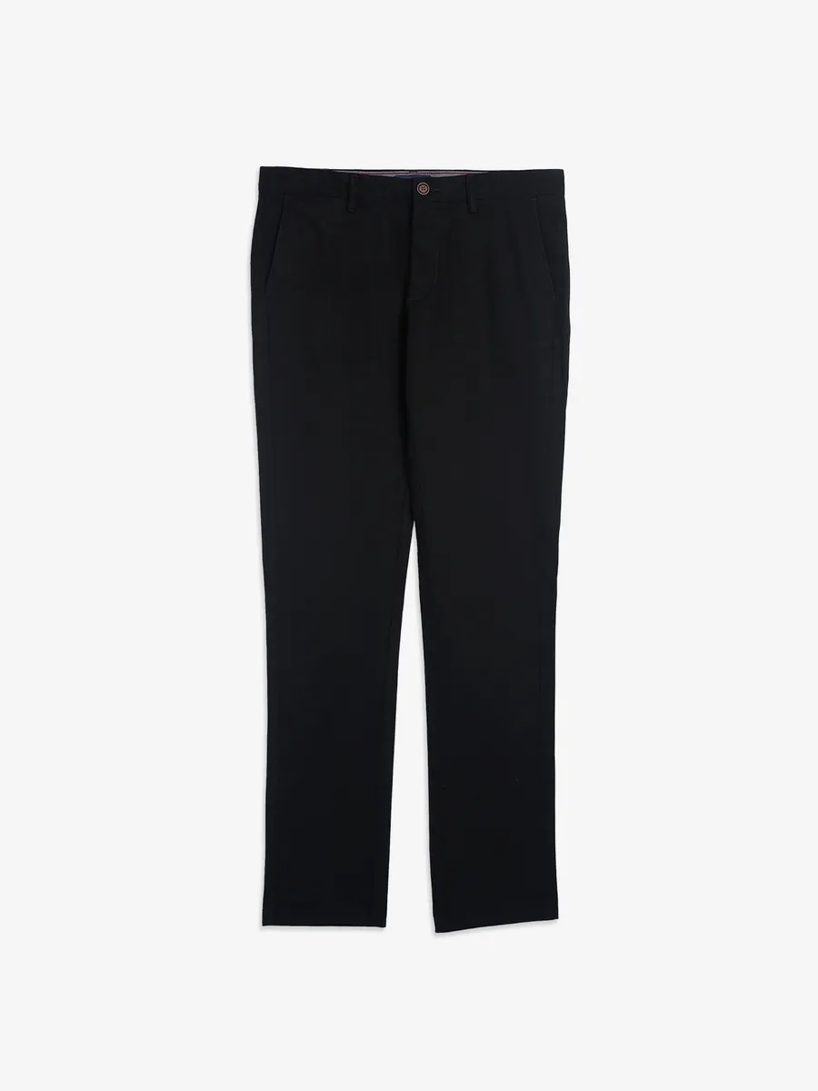 INDIAN TERRAIN black solid brooklyn fit trouser