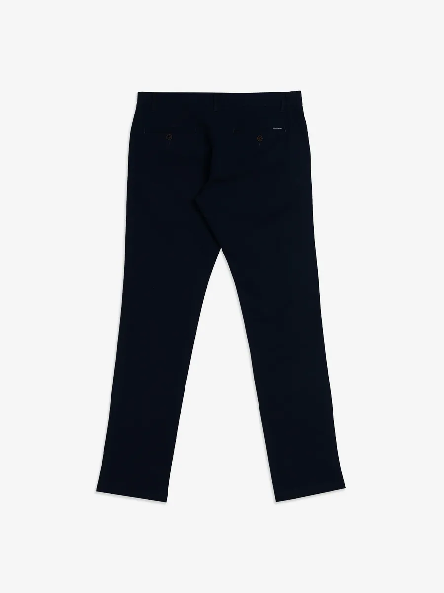 INDIAN TERRAIN cotton navy trouser